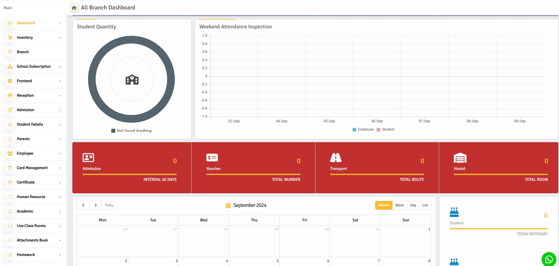 Zuriey School Management System